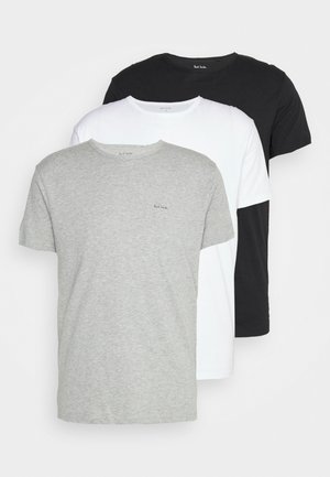 Paul Smith 3 PACK - Undertröja - white/black/mottled grey