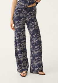 EMBROIDERED - Bukser - dark blue