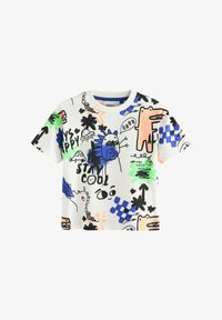 Selectat, white blue dino