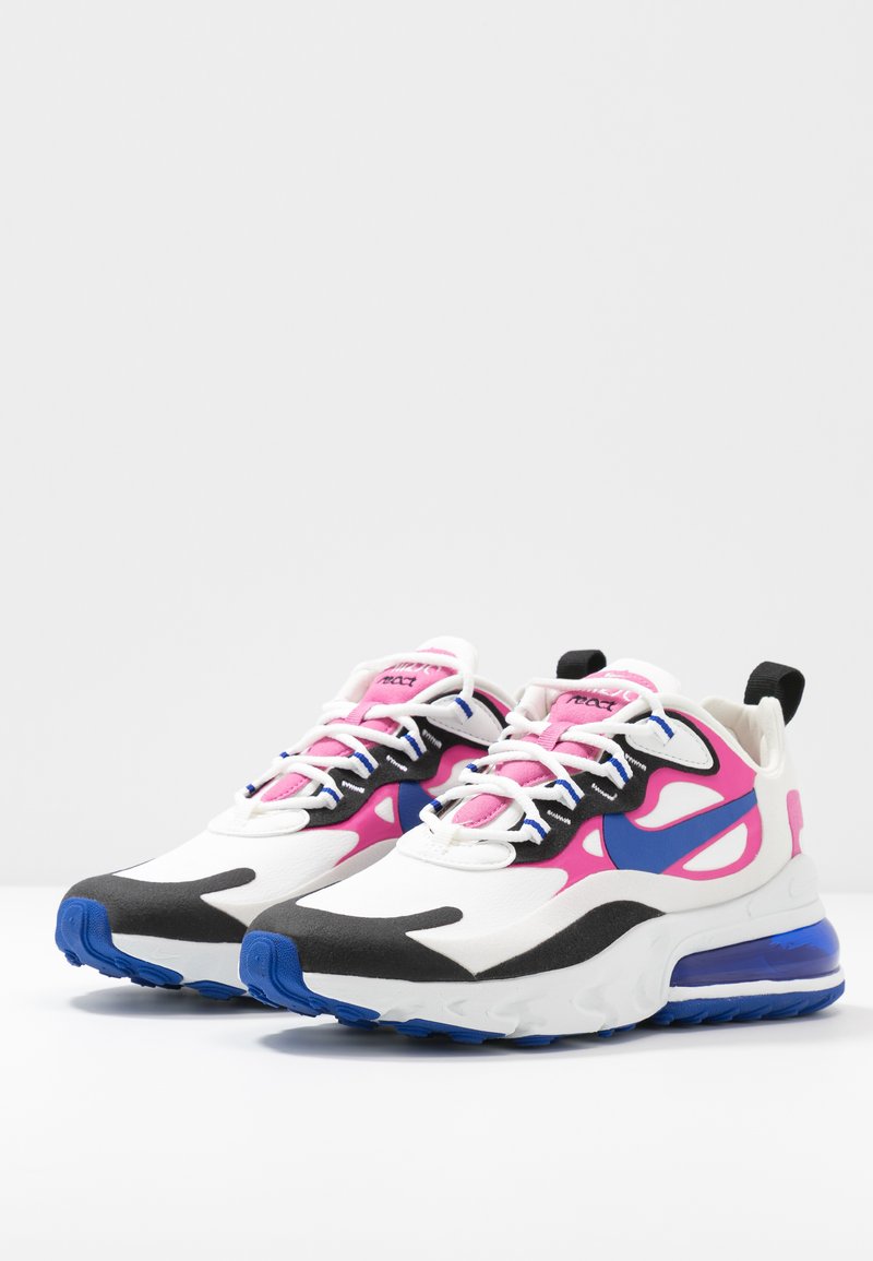 Nike Sportswear Air Max 270 React Sneaker Low Summit White Hyper Blue Cosmic Fuchsia Black Weiss Zalando De