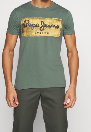 Printtipaita - olive