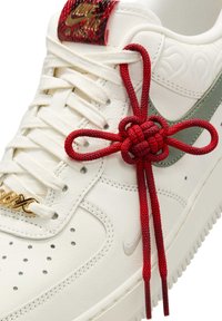 Nike Sportswear AIR FORCE 1 - Sneakers basse - sail light bone university red jade horizon