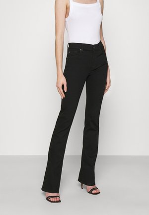 BOOTCUT RINSED - Jeans Bootcut - black