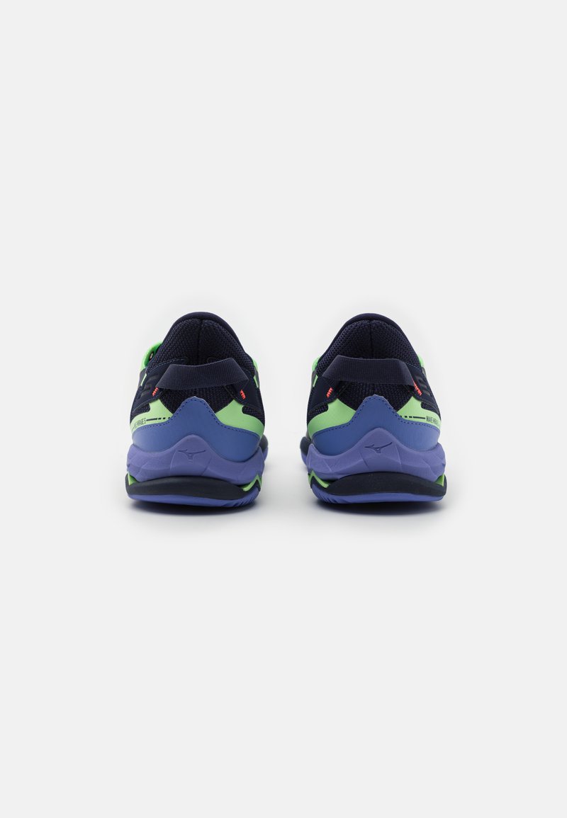 Mizuno WAVE MIRAGE 5 - Handballschuh - evening blue/techno green 
