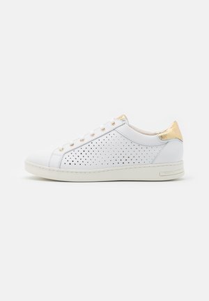 Geox JAYSEN - Sneaker low - white/gold