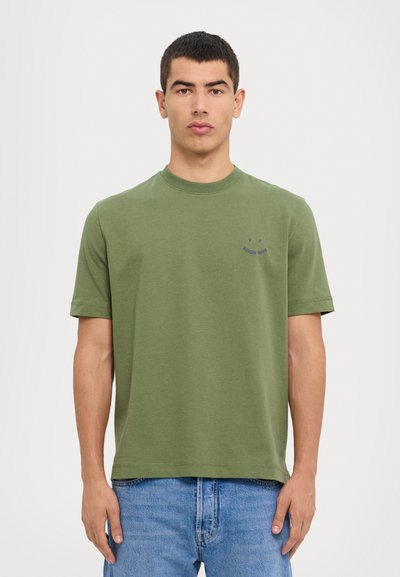 PS Paul Smith HAPPY REGULAR FIT - Tricou basic - green