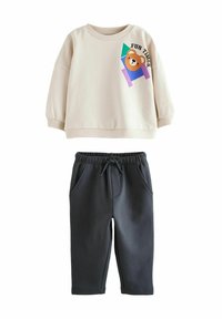 Next BACKPRINT AND JOGGERS SET - Trening - ecru animals