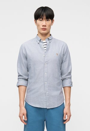 LONG SLEEVE SPORT SHIRT - Košeľa - navy