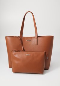 HUGO CHRIS SHOPPER SET - Shopping bag - rust/copper