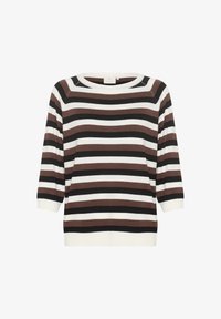 Valitud, brown black chalk stripe