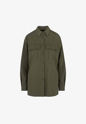 Bomboogie, Overhemdblouse - dark moss green