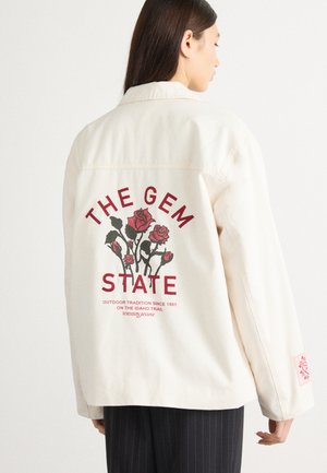 GRAPHIC CHORE JACKET - Overgangsjakke - ancient white