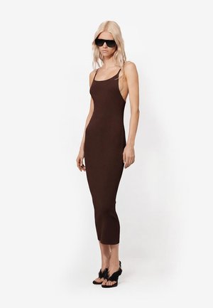 LA MANIA SUKIENKA MAXI NADINE - Maksi suknelė - dark chocolate