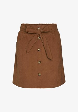 Vero Moda A-Linien-Rock - tobacco brown