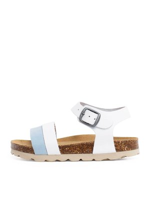 TONE - Sandals - blanco y celeste