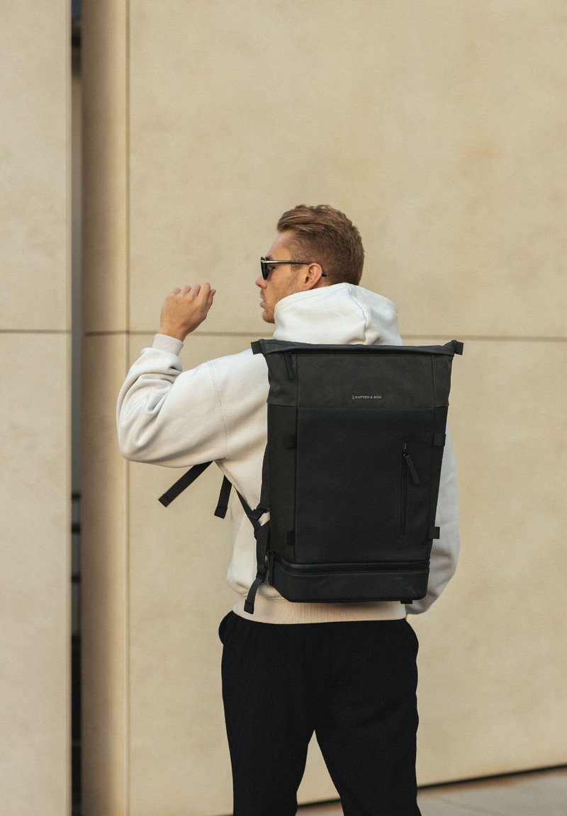 Kapten & Son HELSINKI Rugzak all black/zwart Zalando.nl
