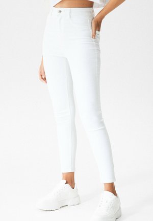 HIGH WAIST - Jeans Skinny Fit - white