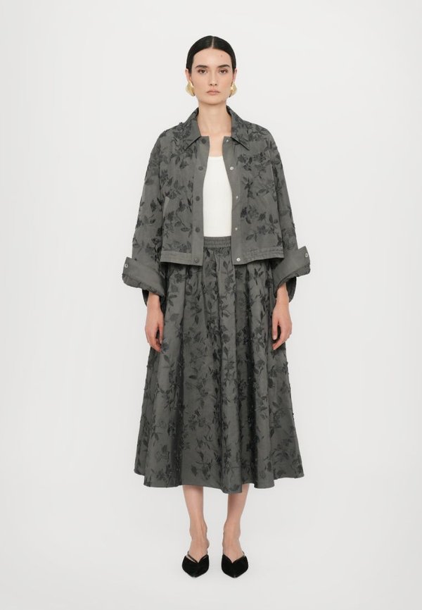 ZUM - A-line skirt - schiefergrau2