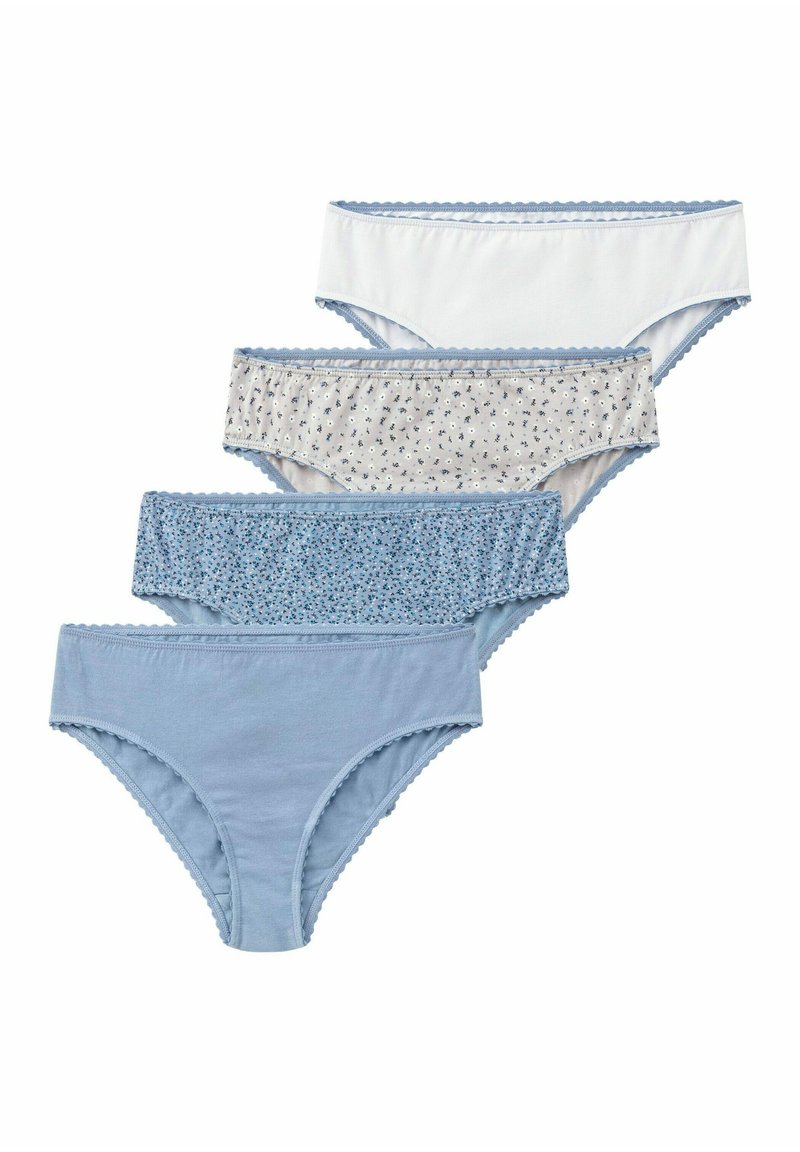 Kinder Wäsche | LASCANA SLIP 4 PACK Slip blau geblãmt blau uni grau geblãmt weiã uni/blau - VU16840 Kinder Wäsche | LASCANA SLIP 4 PACK Slip blau geblãmt blau uni grau geblãmt weiã uni/blau - VU16840