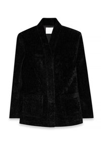 HIGH COLLAR CHENILLE  - Suknjič - black