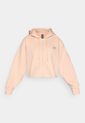 adidas by Stella McCartney HOODIE - Vetoketjullinen college - soft powder