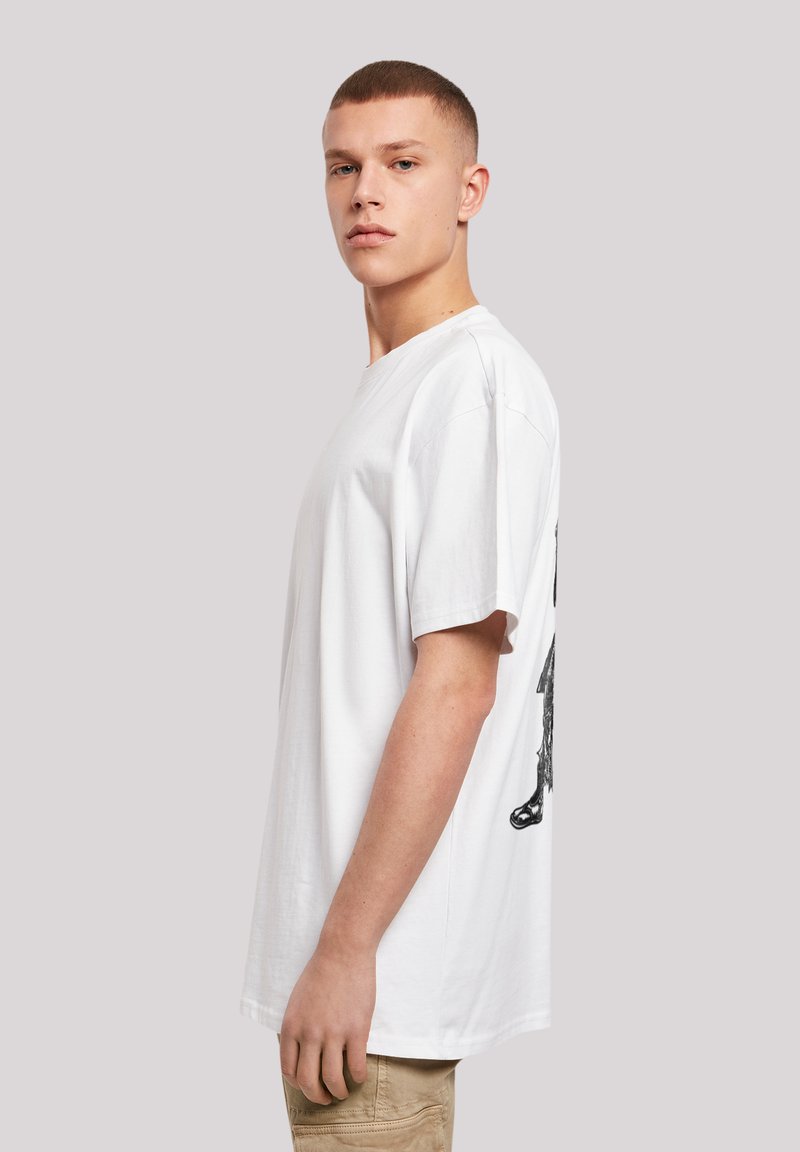 Koton SHORT SLEEVE CREW NECK - Camiseta Estampada - White