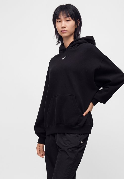 Nike Studio Fleece Medium Weight Hoodie 'Total Black Sail' (Women's) — foto 4