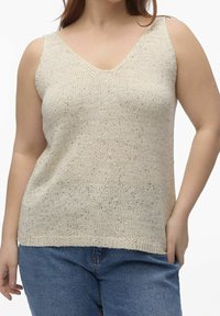 Vero Moda Curve Strickpullover - beige