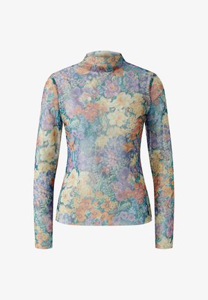 Oui, LANGARMSHIRT - Langarmshirt - lilac yellow