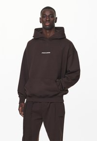 Pegador COLNE LOGO HOODIE - Majica s kapuljačom - washed oak brown
