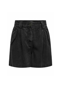 ONLY NORMAL GESCHNITTEN OVERALL - Shorts vaqueros - black
