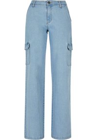 HIGH WAIST - Trapezaste traperice - lighter washed