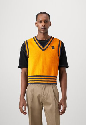 SIETE PATJA UNISEX - Pullover - orange/dark navy