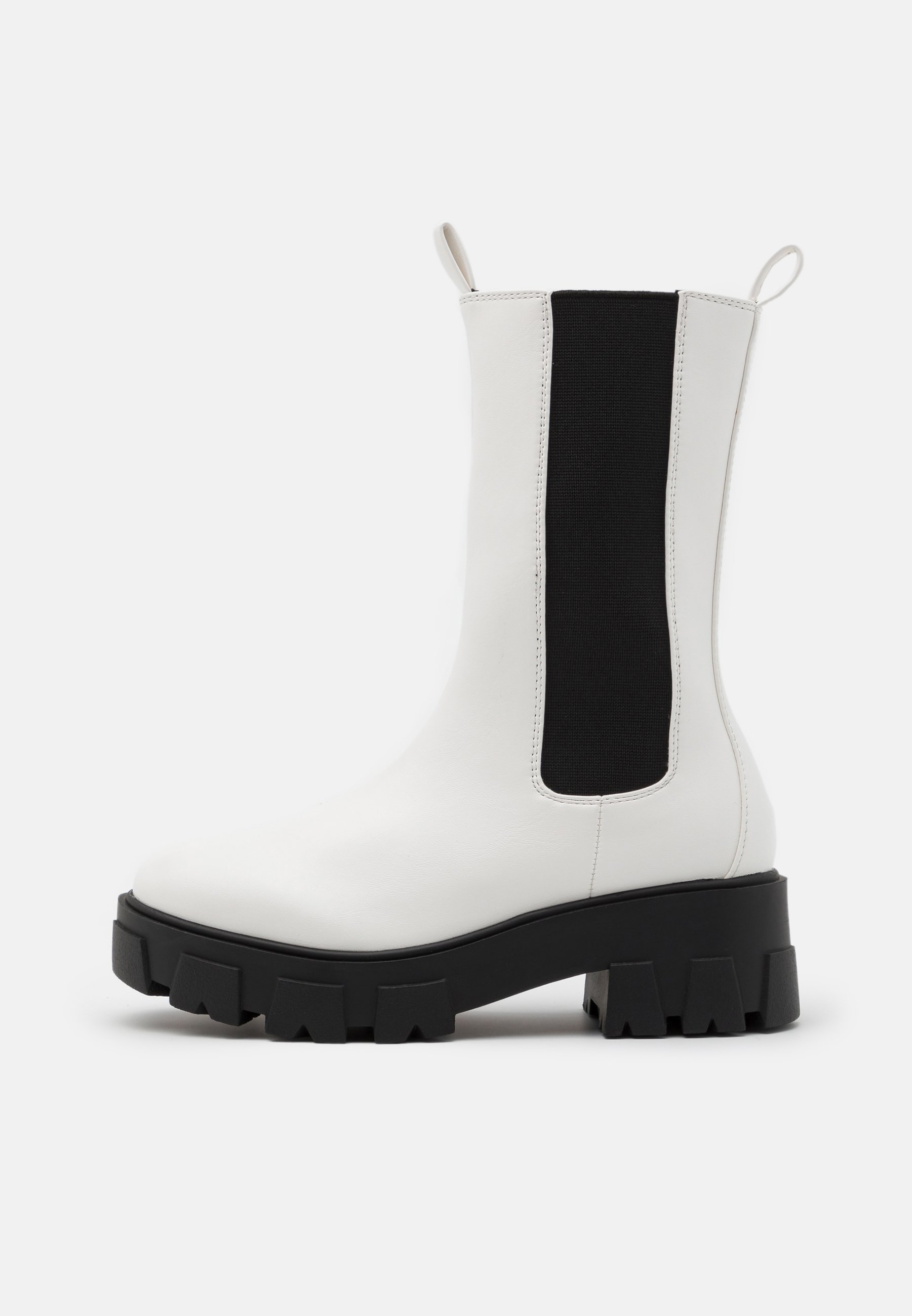 white platform boots uk