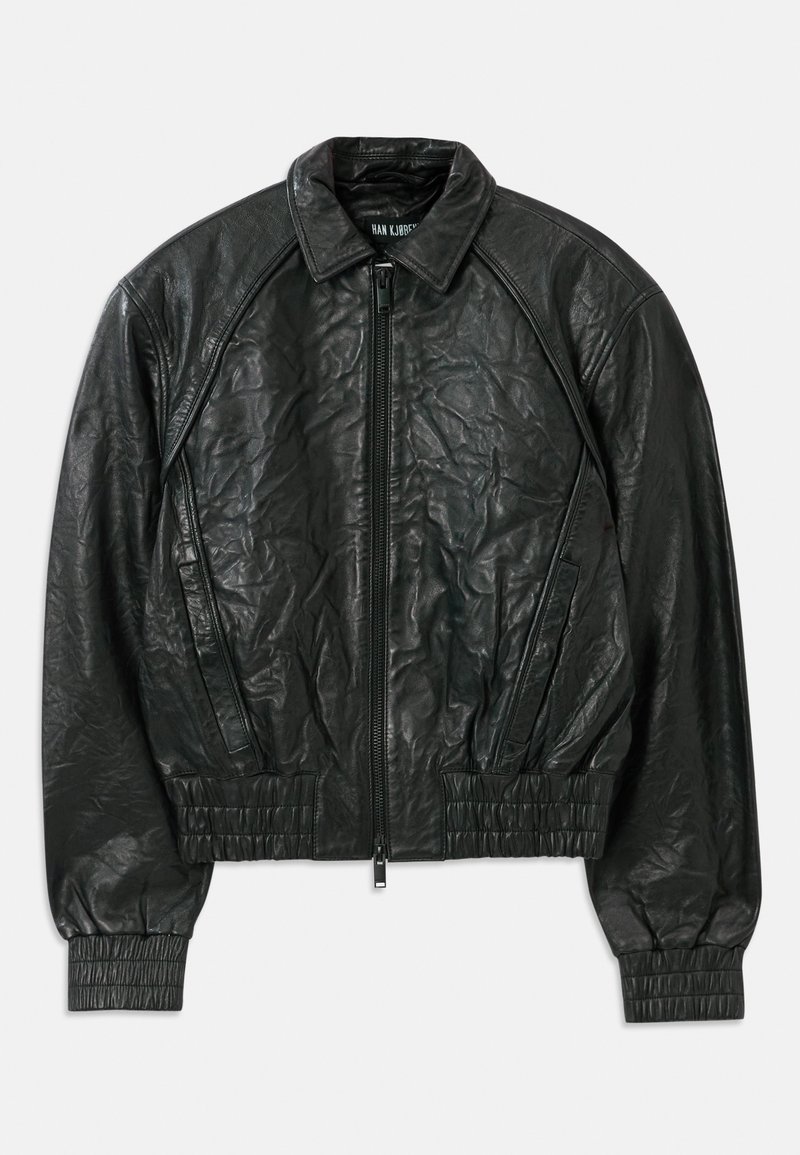 Han Kjøbenhavn Leren jas zwart Han Kjøbenhavn Leren jas zwart