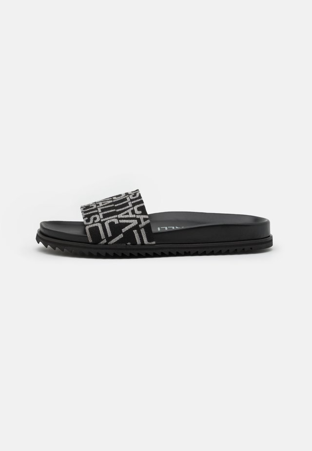 Mules - black/grey