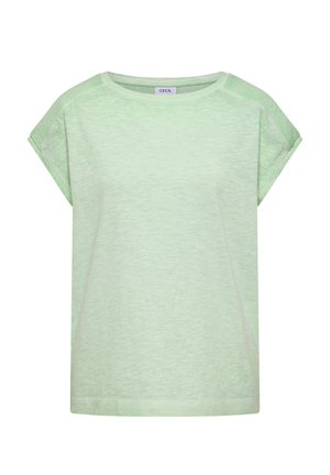 Cecil, T-SHIRT AUS JERSEY IM GARMENT DYE LOOK - T-shirt basique - juicy lime
