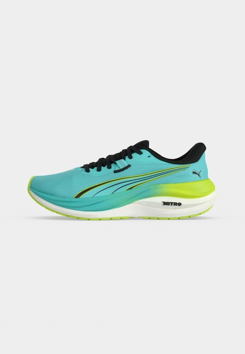 PUMA ELECTRIFY NITRO 5 JR UNISEX - Road running shoes - intense mint/sunny lime/black/mint tea/white — foto 2