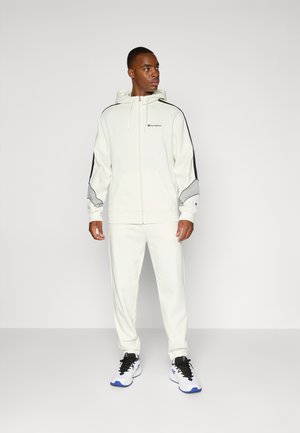 BASKETBALL INSPIRED HOODED FULL ZIP SWEATSUIT SET - Chándal - off-white