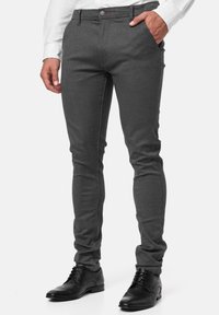 INDICODE JEANS BUCKNER - Nohavice chinos - pewter