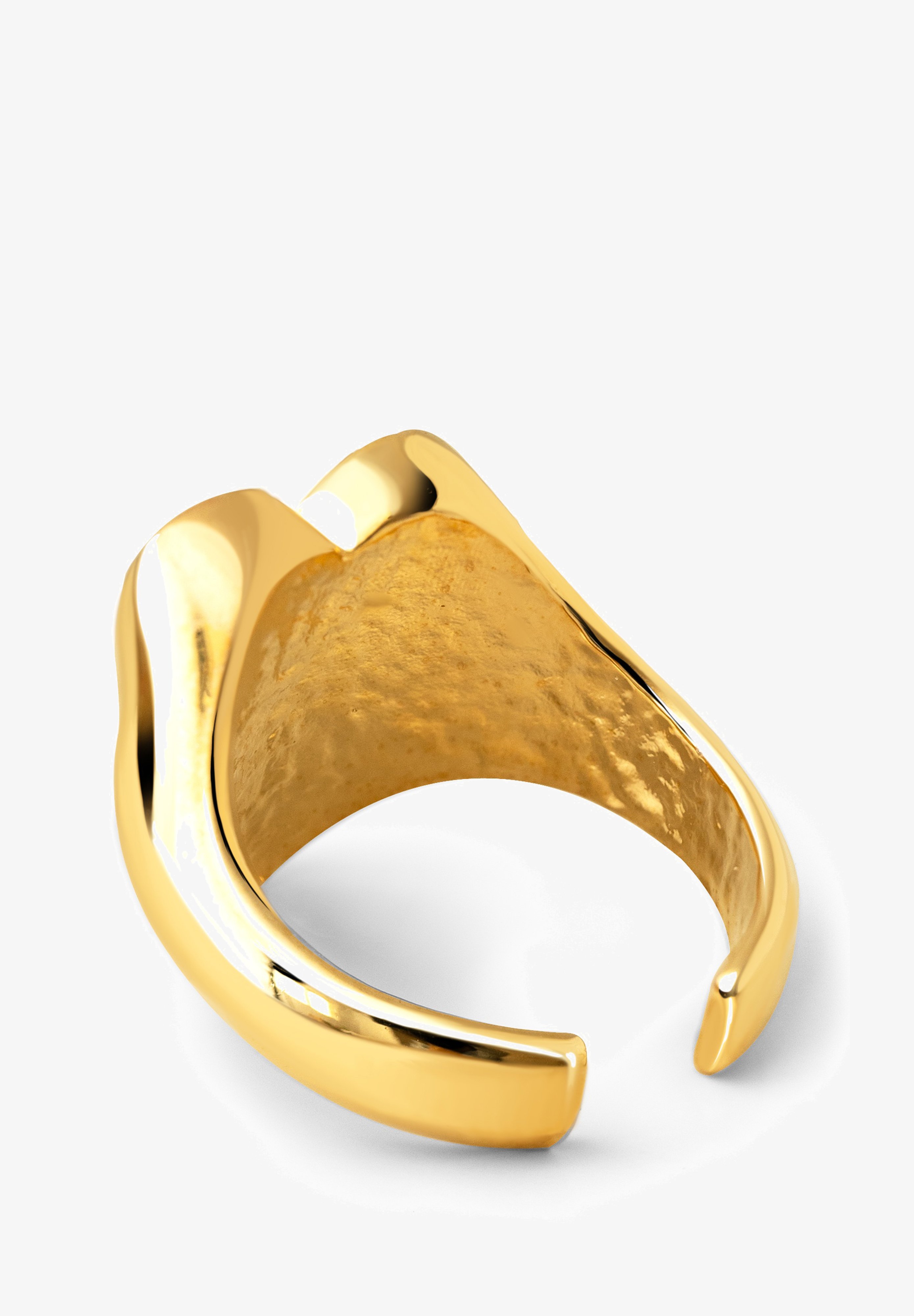 Orecchini Donna Singularu Lovely Heart A Cerchio Con Ciondolo Cuore - Placcati Oro 18kt