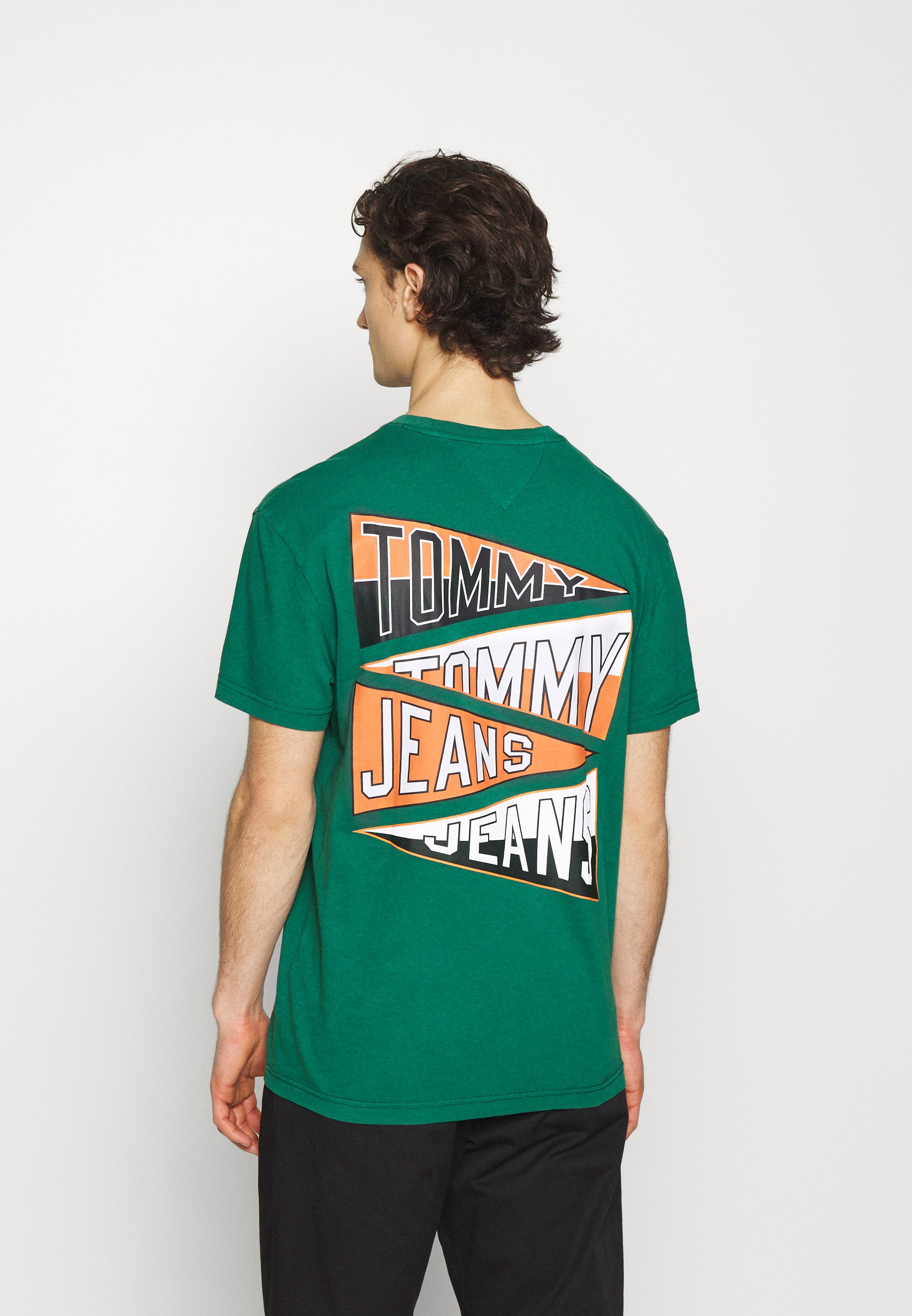 dark green graphic tee