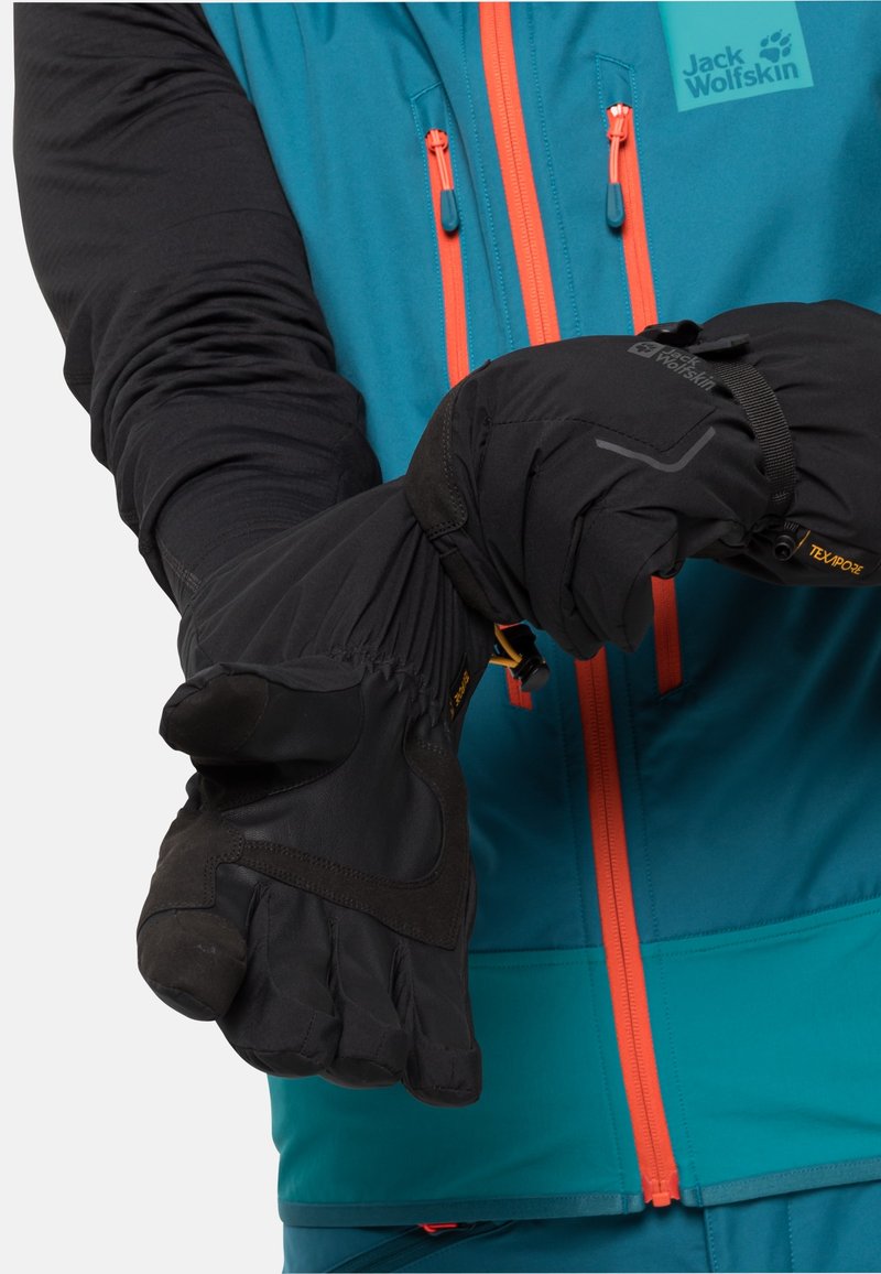 Jack Wolfskin TEXAPORE BIG Gloves black Zalando.de