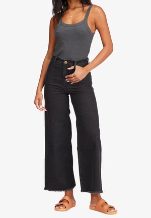 Flared Jeans - black