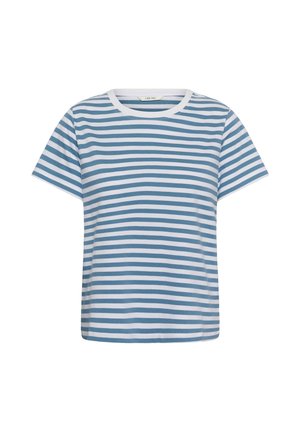 Cream, CRCERA BASIC T-SHIRT - Tričko s potlačou - blue heaven stripe