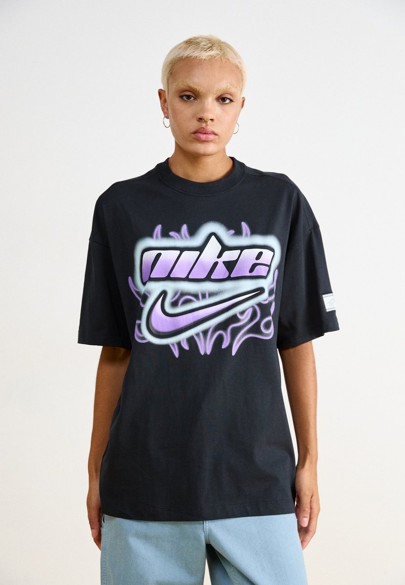 Nike Sportswear DANCE TEE - Apdrukāts T-krekls - black