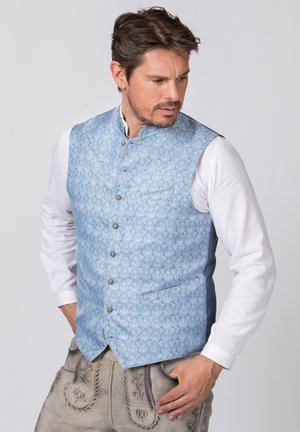 DARIO - Waistcoat - hellblau