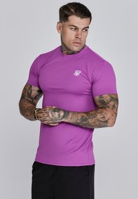 MUSCLE FIT - Navadna majica - pink
