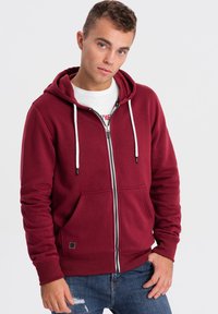 Ombre - SSBZ-0118 - Sweatjacke - burgundy Thumbnail-Bild 1