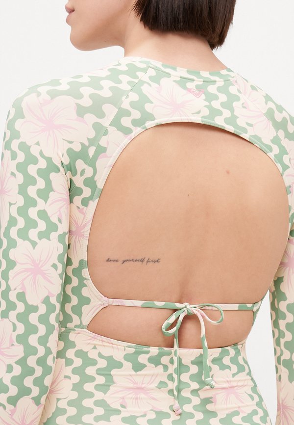 HIBISCUS DAZE ONESIE - Swimsuit - basil2